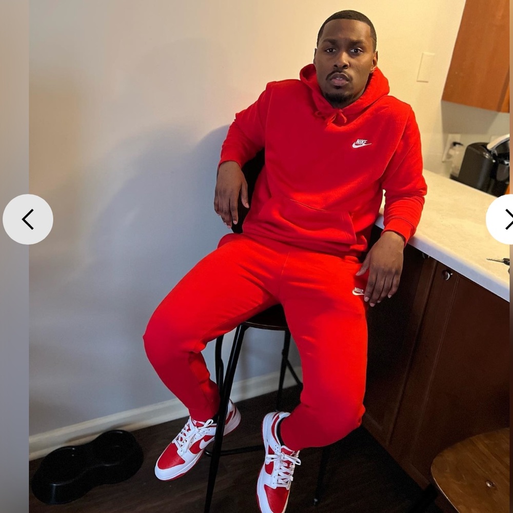Nike Unisex Sportswear Club Fleece
Joggers - University Red - Picture 7 of 9